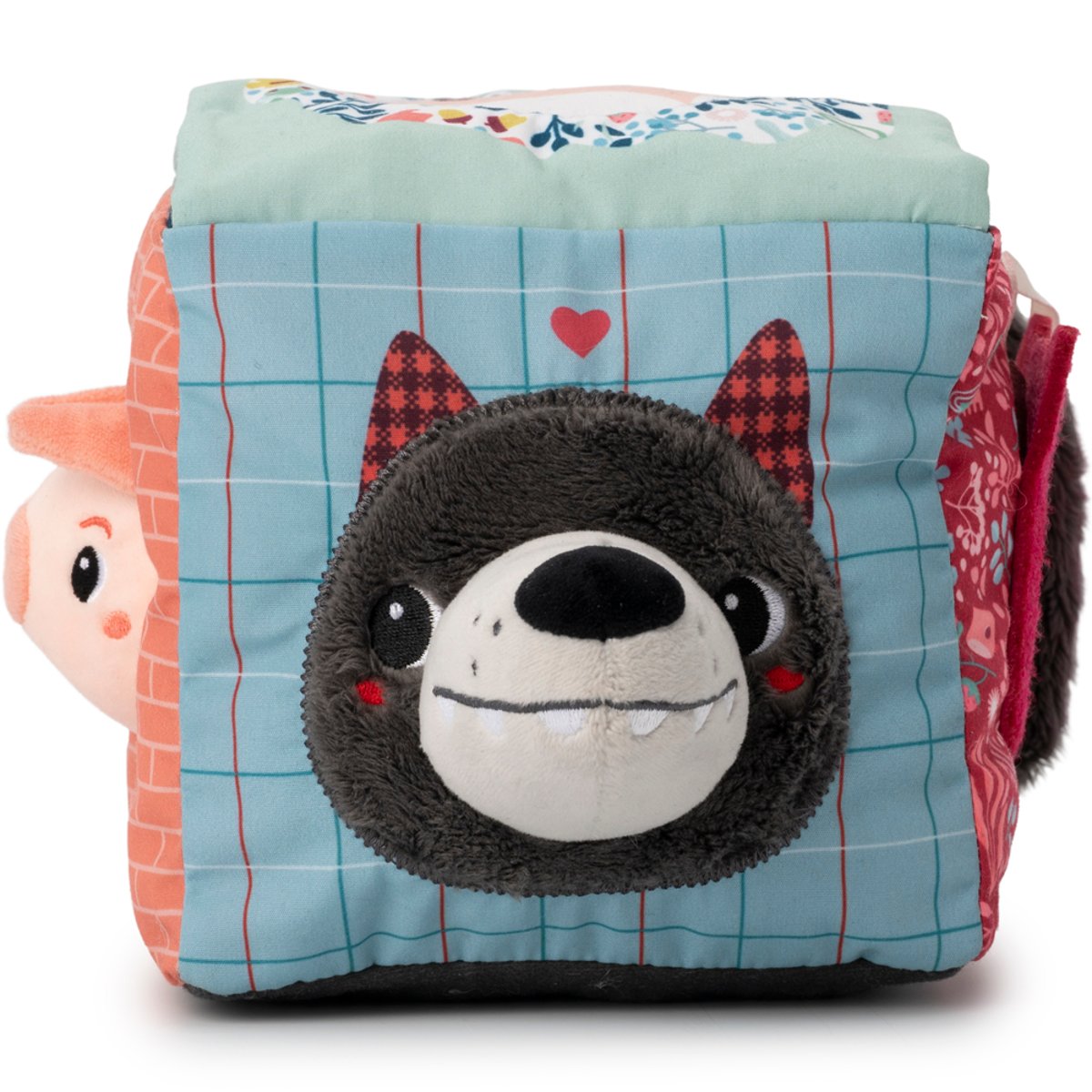 Cube d'activités Louis le Loup multicolore, LILLIPUTIENS