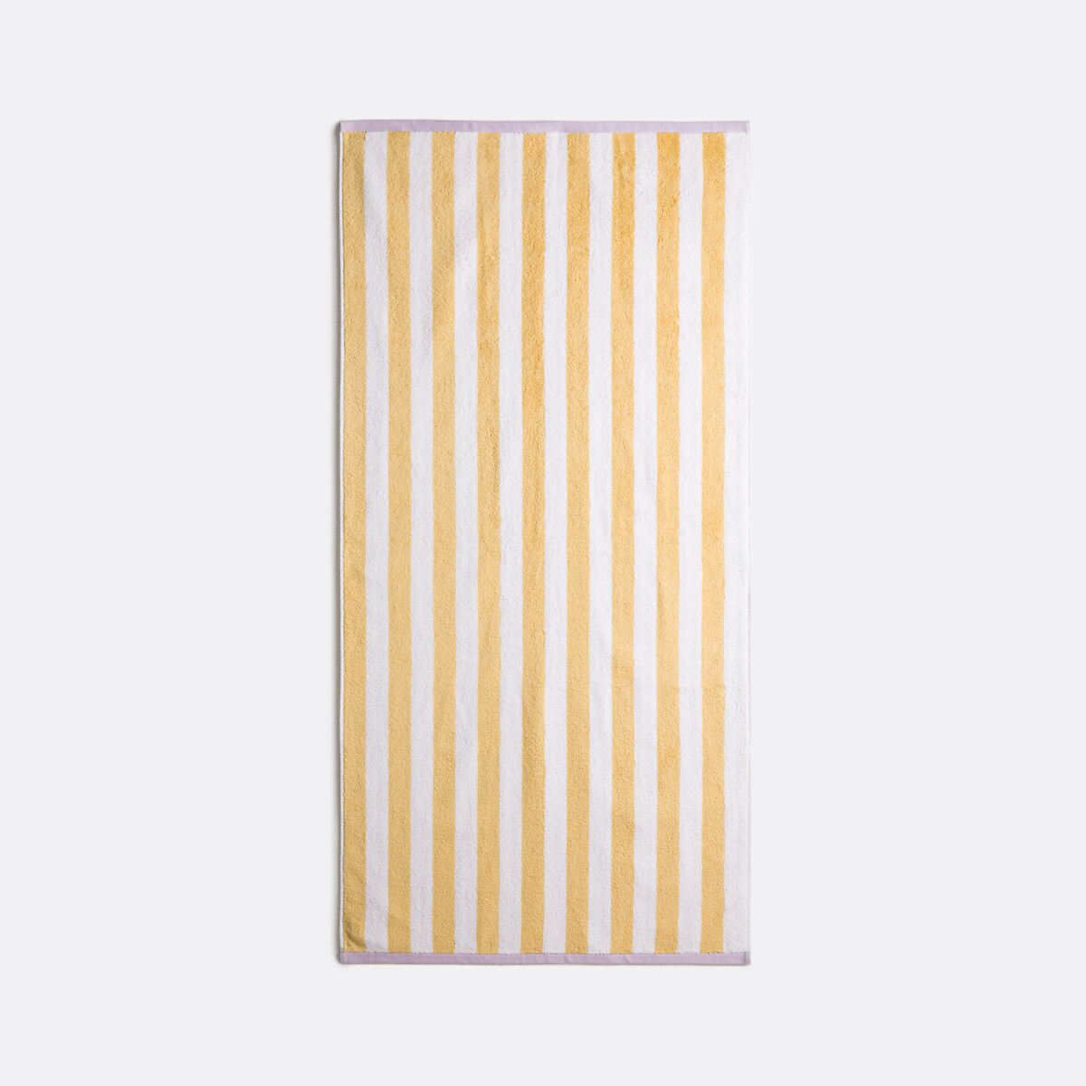 Drap de bain éponge 500g, DANI jaune/blanc, LA REDOUTE INTERIEURS