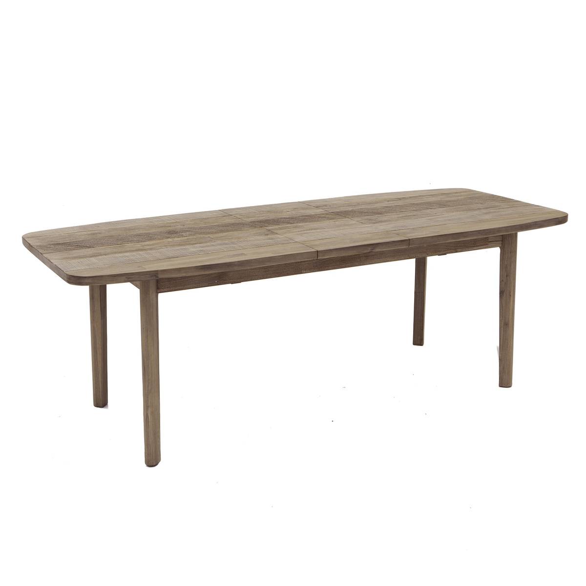 Table à manger extensible en bois d'acacia BANILA beige, ATMOSPHERA