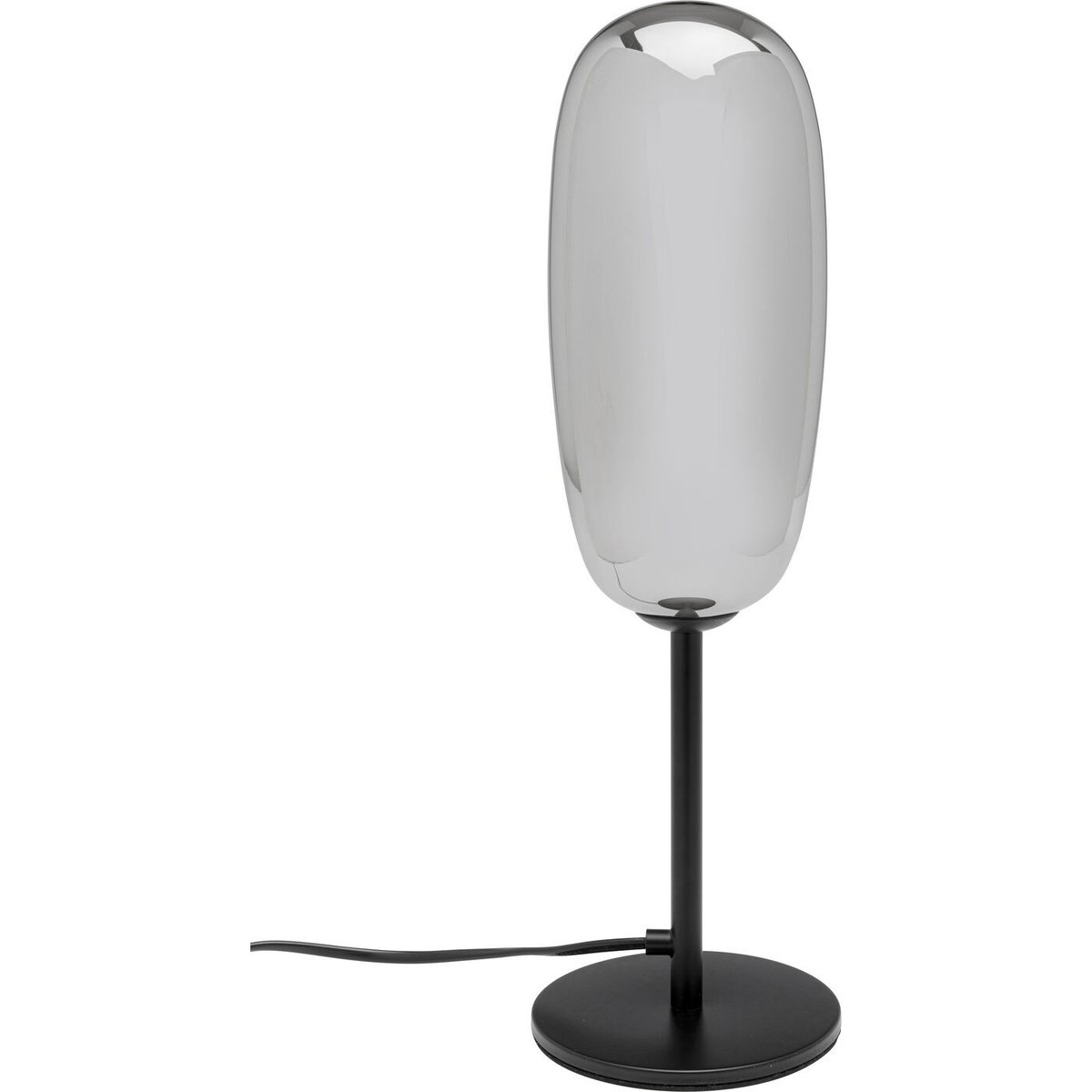 Lampe en acier et verre, COLUMBO noir, KARE DESIGN