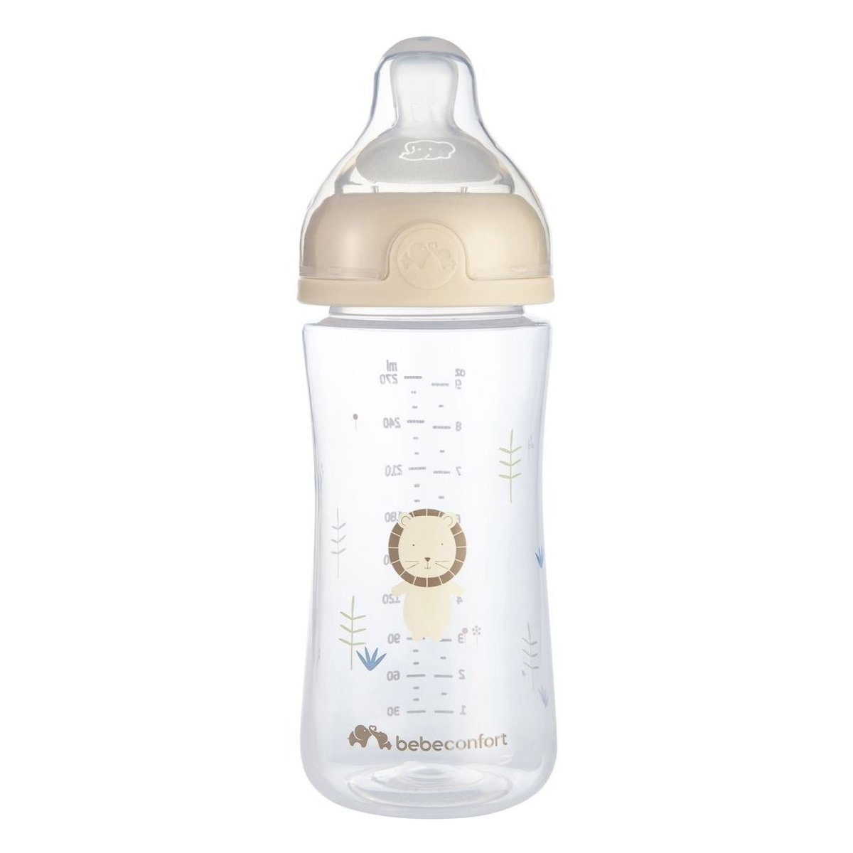 Biberon physio Air 270 ml Sand couleur unique, BEBECONFORT