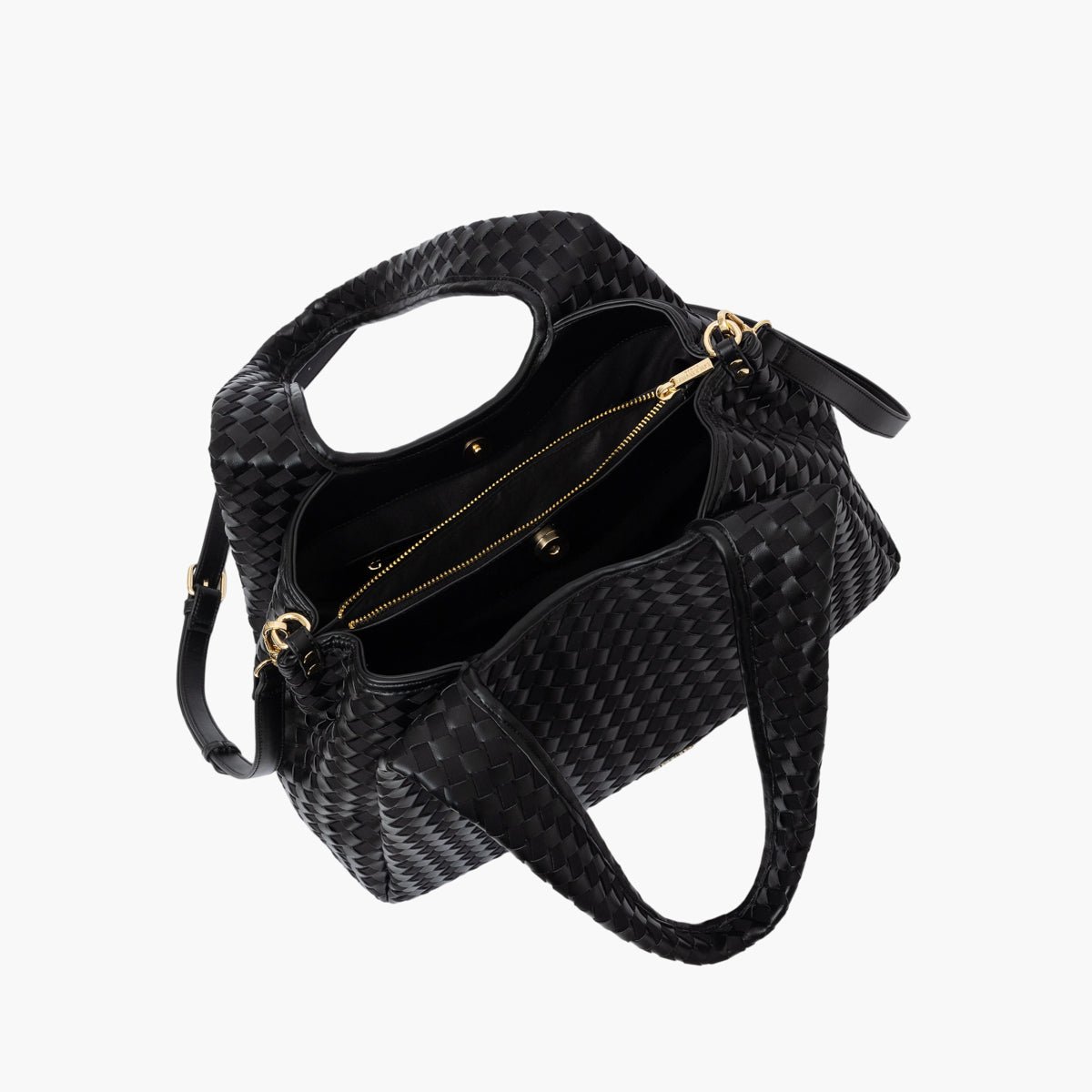 Sac Shopper L Talaya noir,doré, LOLLIPOPS