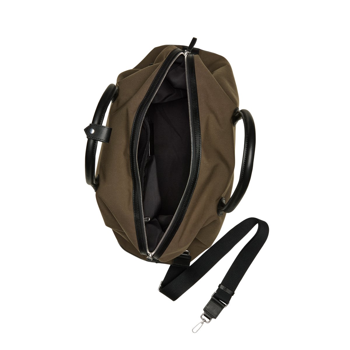 Sac de week-end en toile, modèle Loke avec des détails en cuir véritable braun, MARC O'POLO
