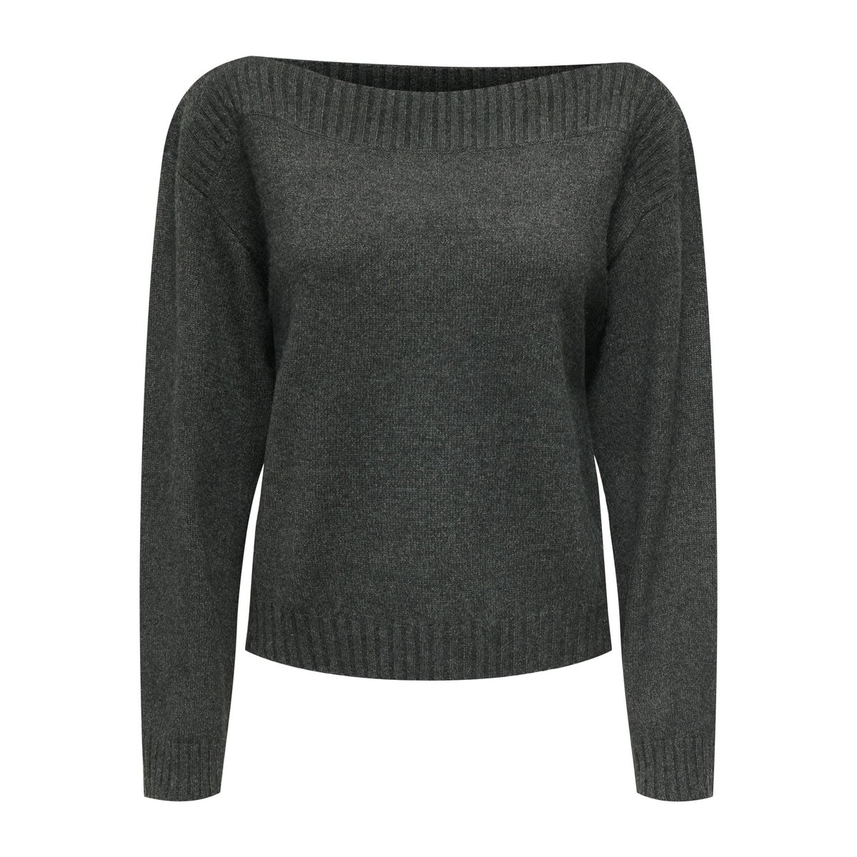 Pull En Maille dark grey melange, ONLY