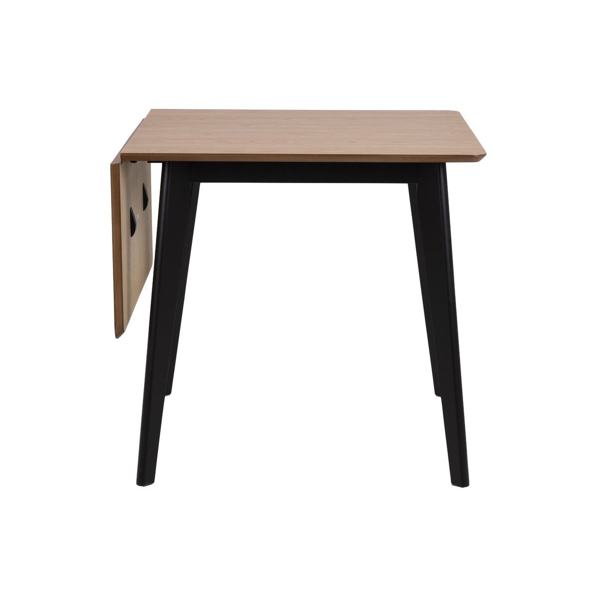 Table à manger carrée extensible en bois L80/120 - LETA chêne, HELLIN, DEPUIS 1862