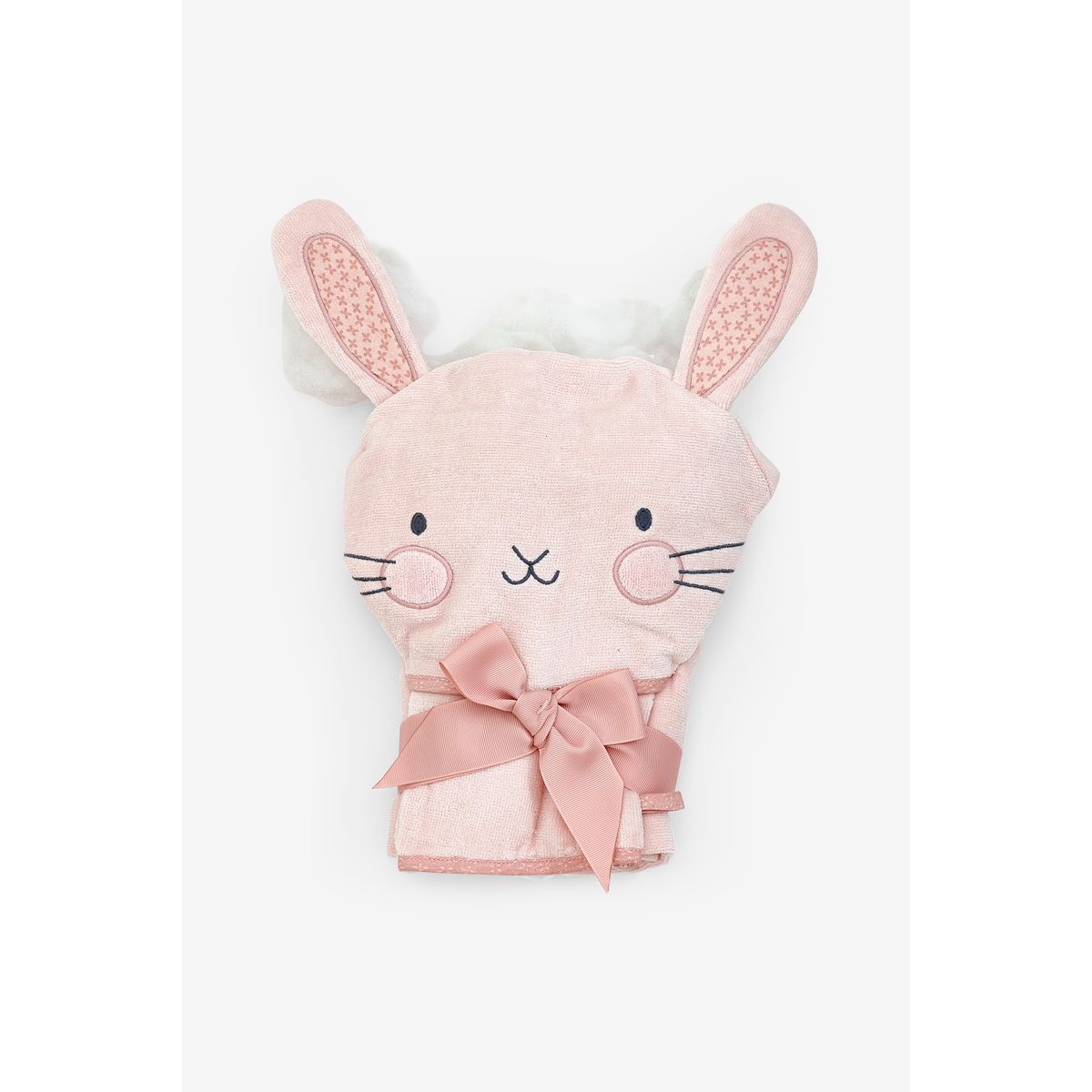 Serviette à capuche nouveau-né rose, NEXT