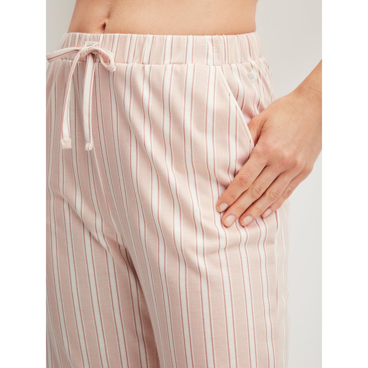 Pantalon de pyjama avec poches latérales Coton FAVOURITES ARTS timeless taupe, CALIDA