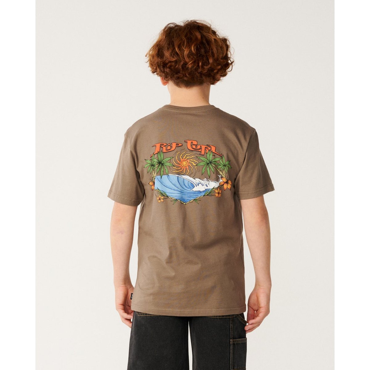 T-shirt enfant HAZED & TUBED walnut, RIP CURL