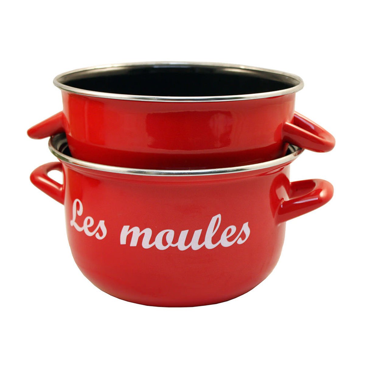 Marmite à moules 18 cm rouge, BAUMALU