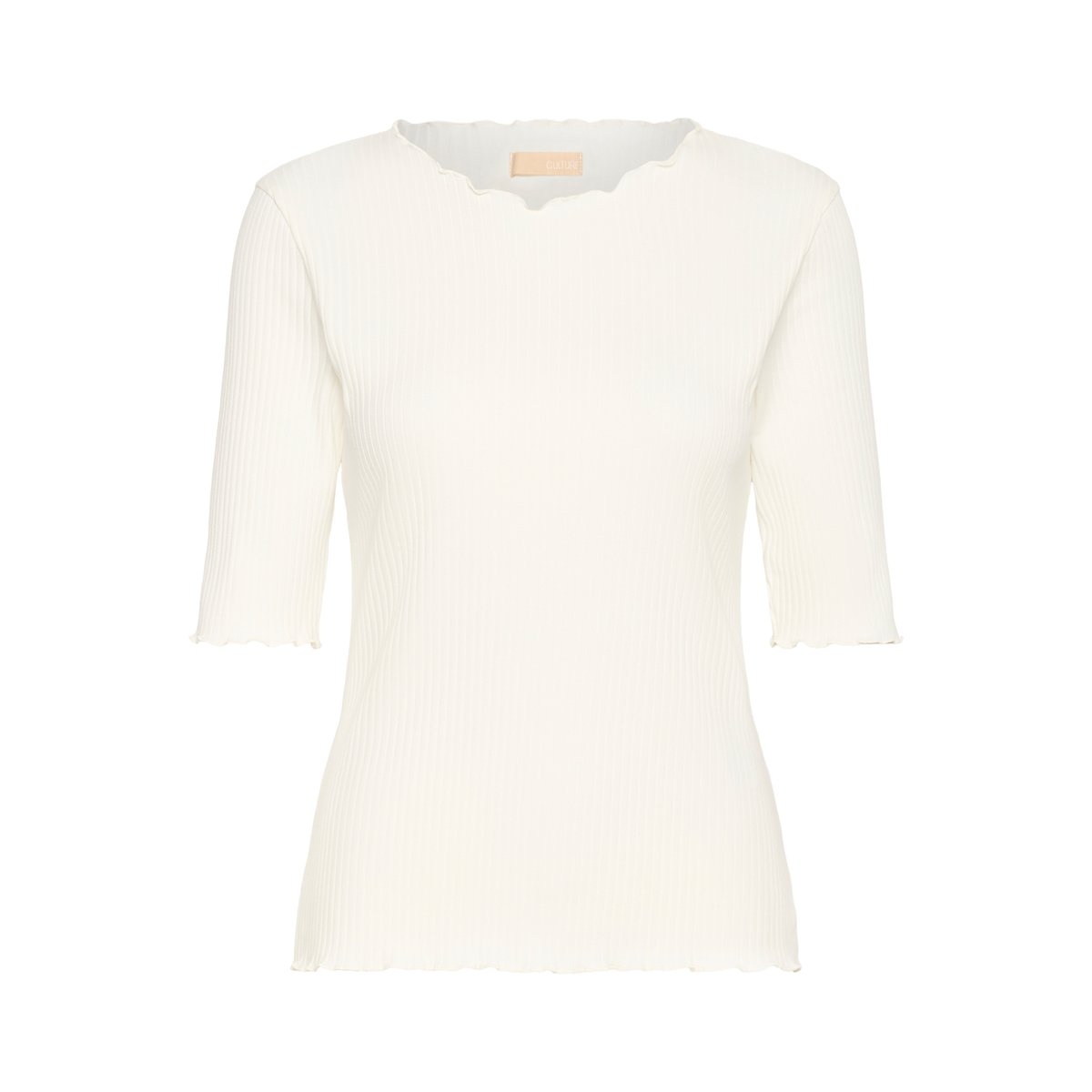T-shirt à manches courtes blanc spring gardenia, CULTURE