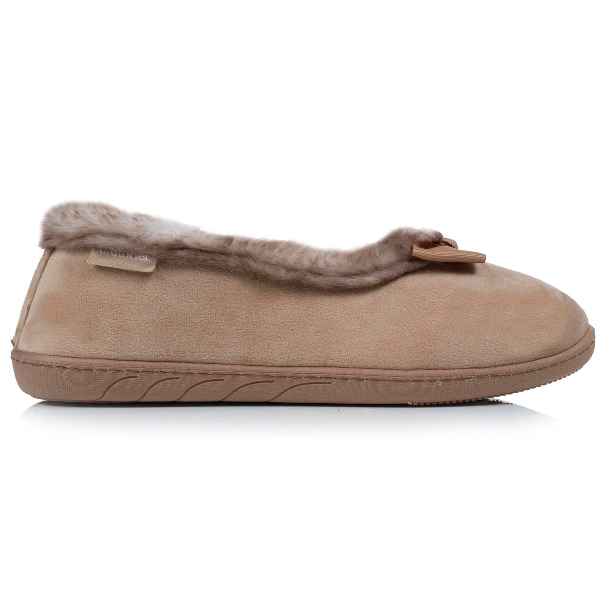 Chaussons Ballerines beige, ISOTONER