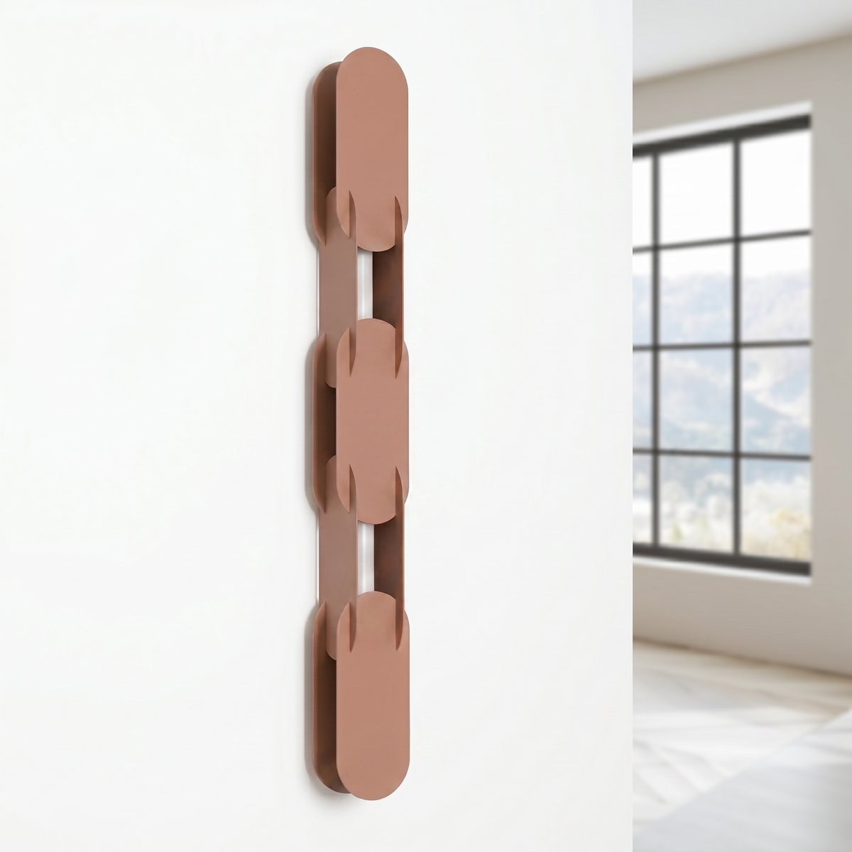 Applique murale Acier Moka LED 1 Chain moka, EDEN