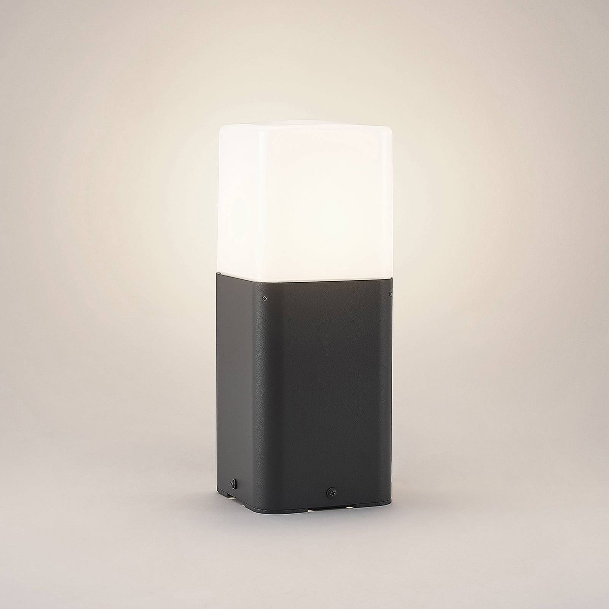 Luminaire extérieur en aluminium moderne anthracite, blanc, LUCANDE
