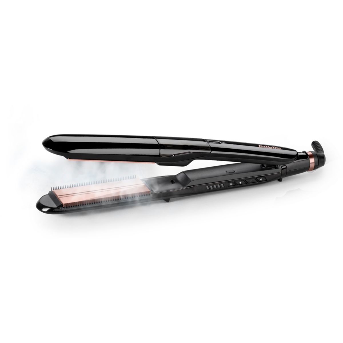 Lisseur vapeur Steam Tourmalin ST493E couleur unique, BABYLISS