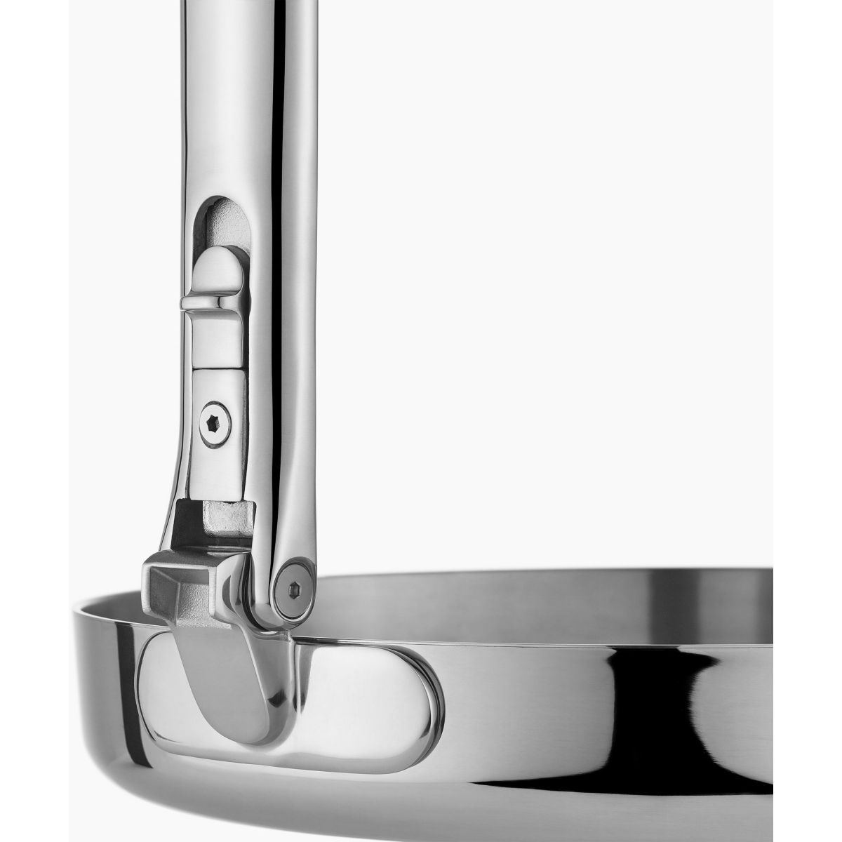 Poêle Space 24cm avec poignée retractable inox argenté, JOSEPH JOSEPH