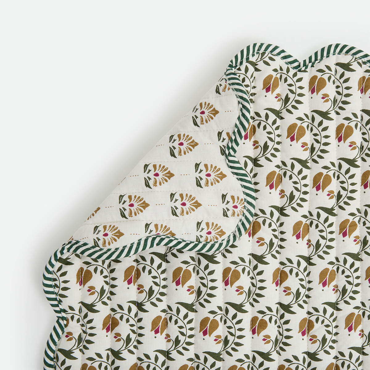 Set of 2 Sivali Cotton Reversible Placemats print/ecru background, LA REDOUTE INTERIEURS