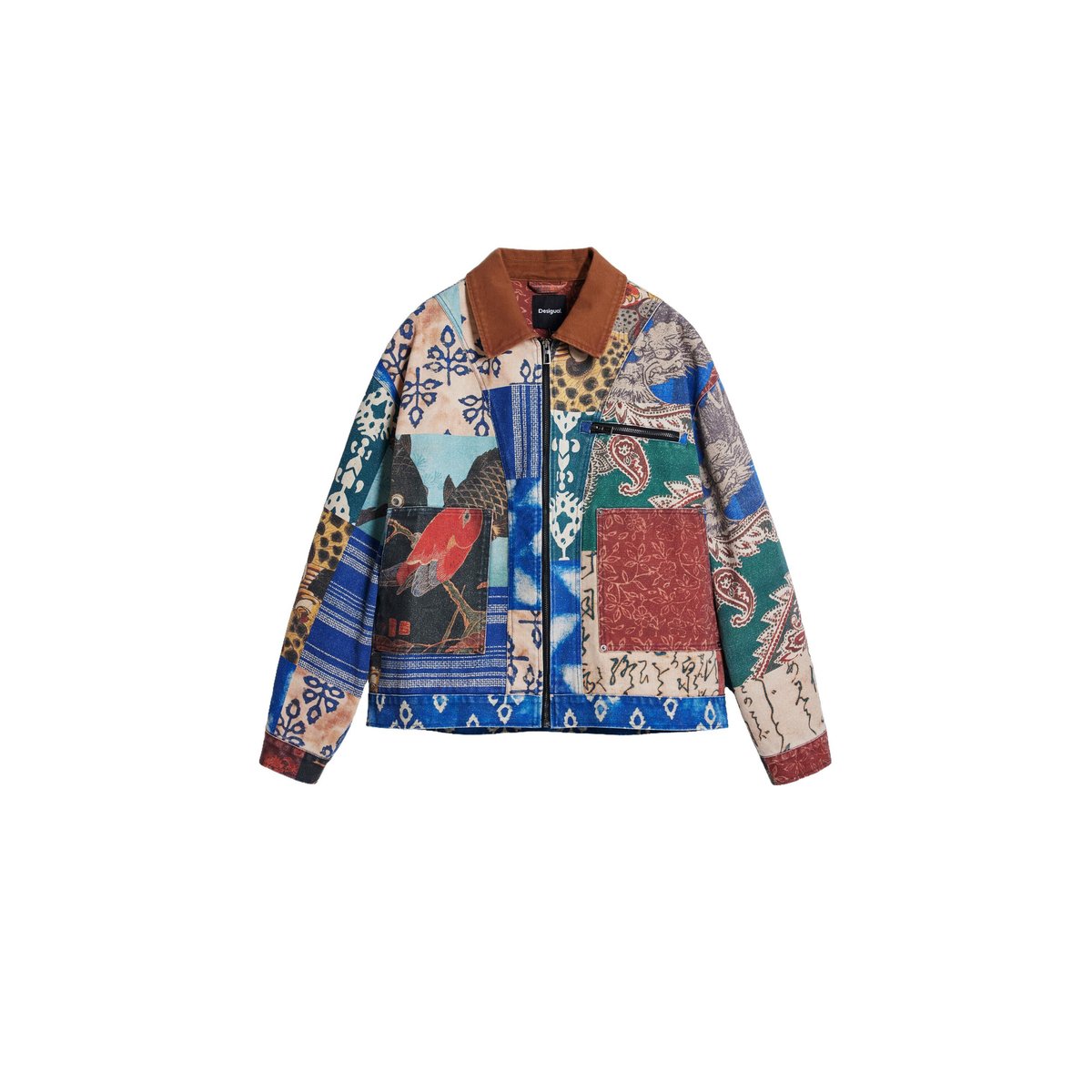 Veste Patchwork beige, DESIGUAL