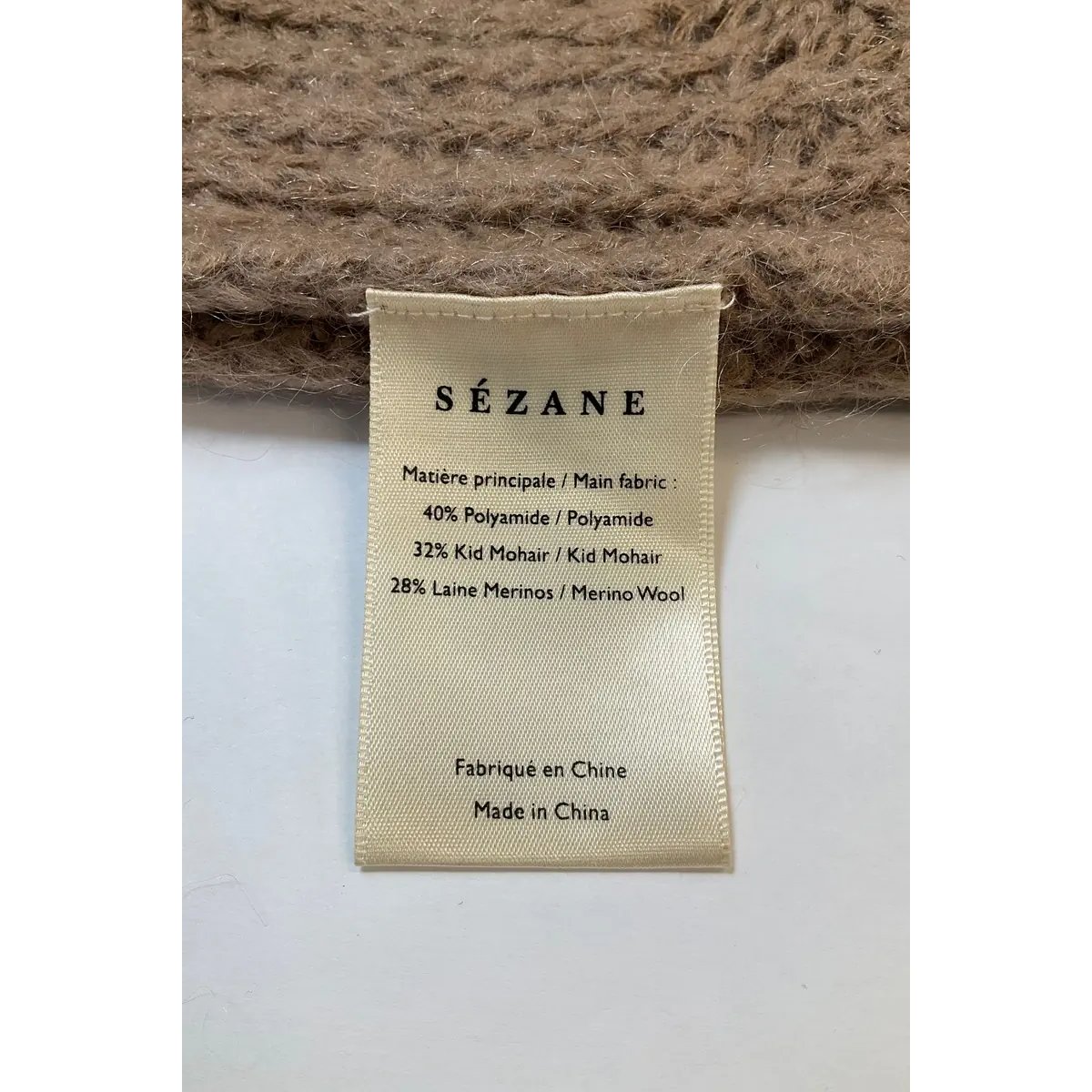 Pull - Bon État marron, SEZANE