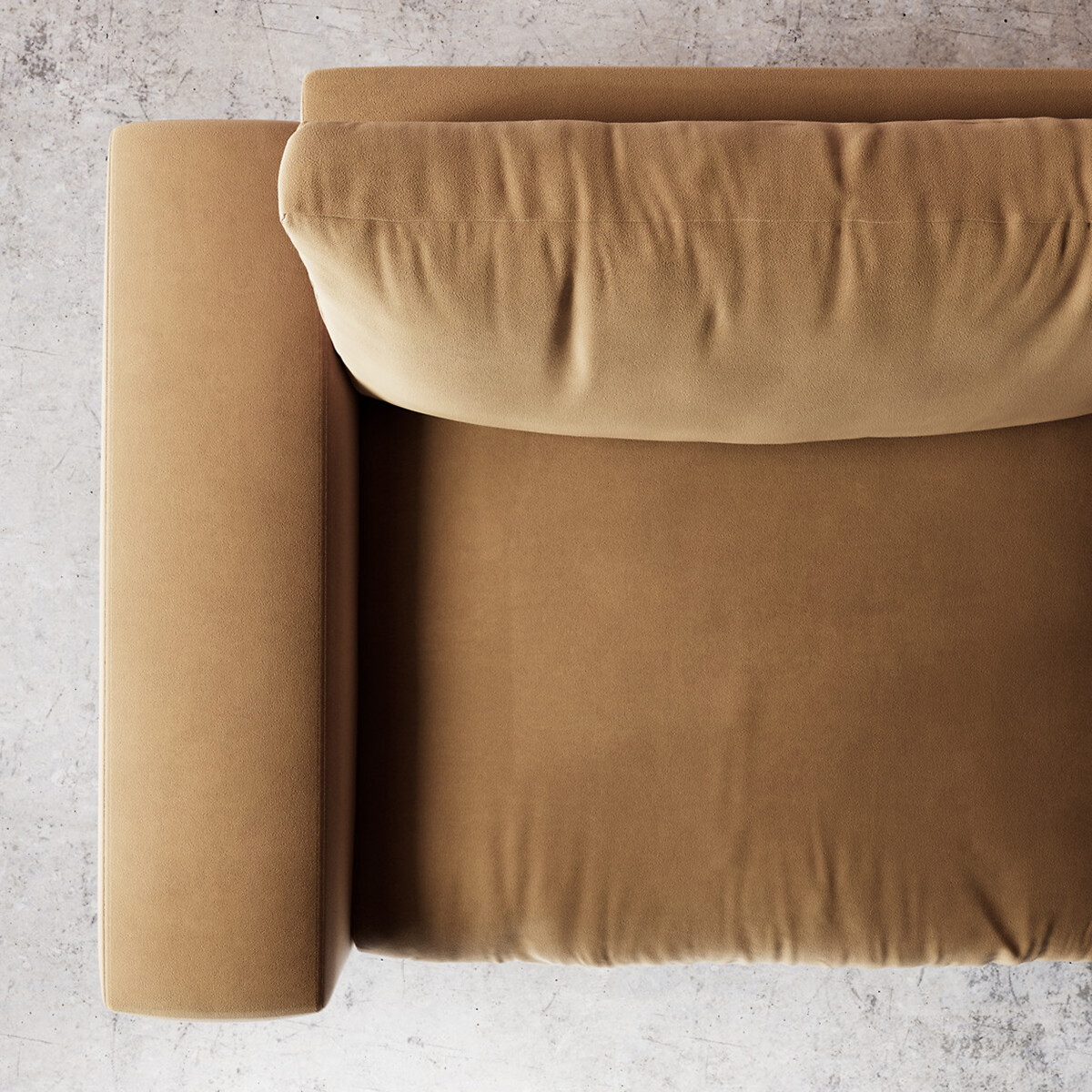Denver Easy Velvet 2/3/4 Seater Sofa biscuit, SWOON