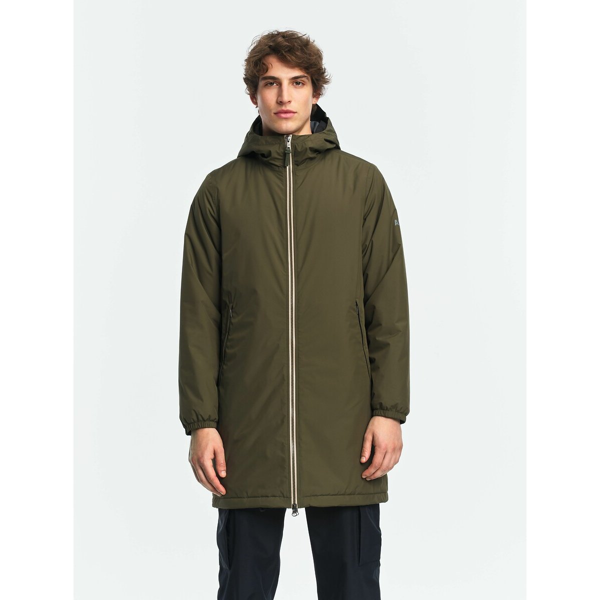 Parka longue unisexe imperméable MTD kaki, AIGLE
