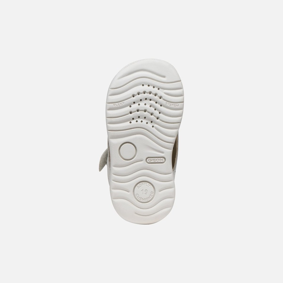 Sandales  B SANDAL MACCHIA GIR blanc cassé/argent, GEOX
