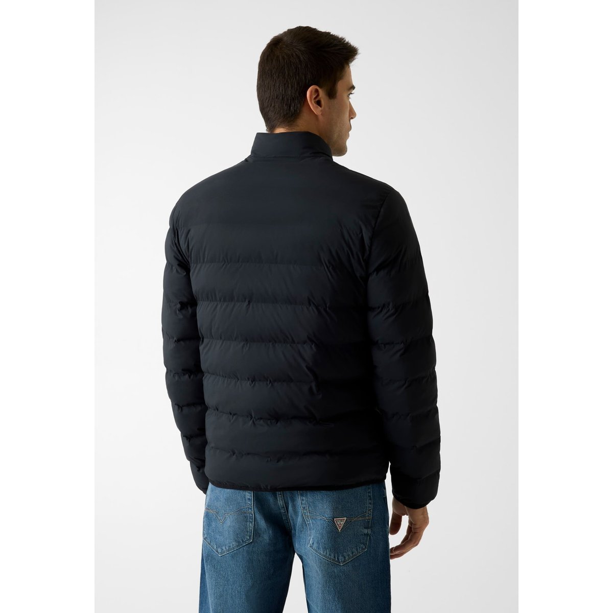 Doudoune Sans Coutures noir, GUESS