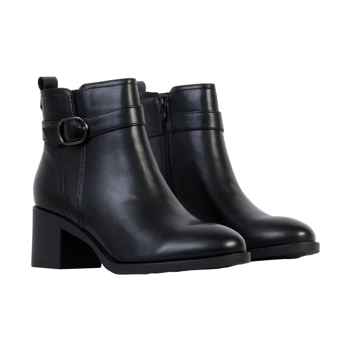 Bottines à Talon Zip noir, ENZA NUCCI