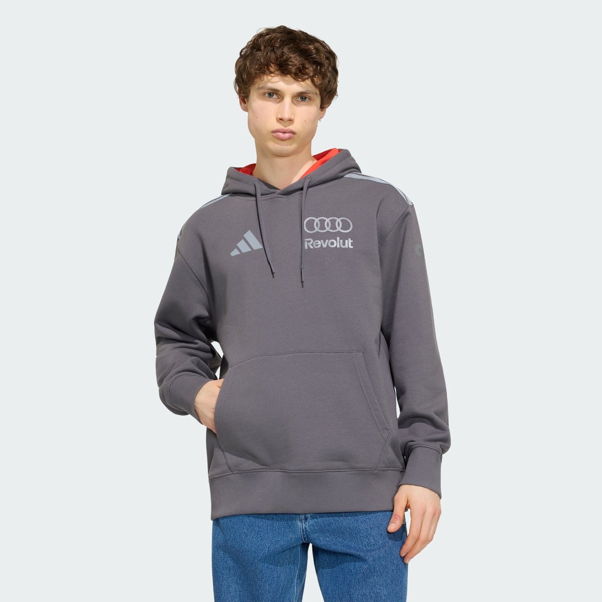 Sweat-Shirt À Capuche Pilote Audi Revolut F1 Team Sweat-Shirt À Capuche Pilote Audi Revolut F1 Team grey strata, adidas Performance