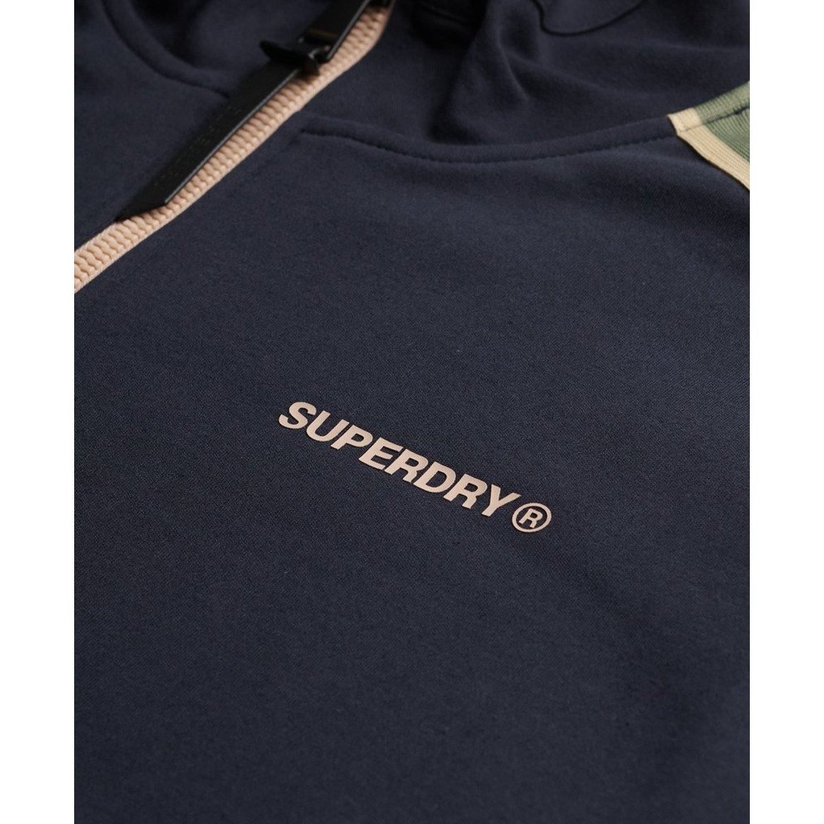 Haut de survêtement ample Tech Cult bleu marine éclipse, SUPERDRY