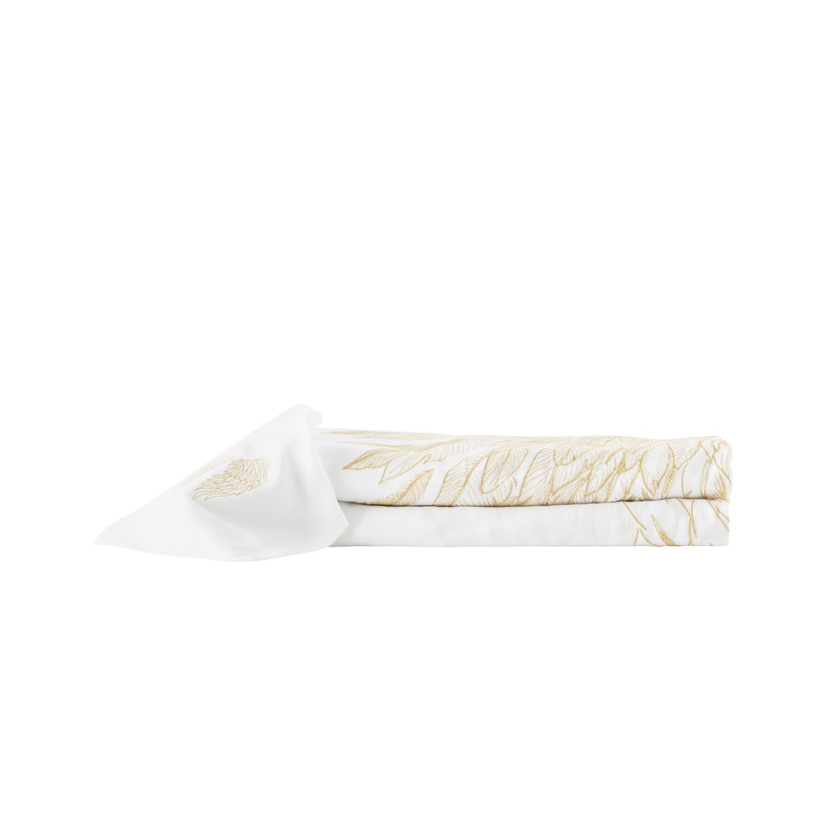 Nappe rectangulaire coton ANGEL white, CARRE BLANC