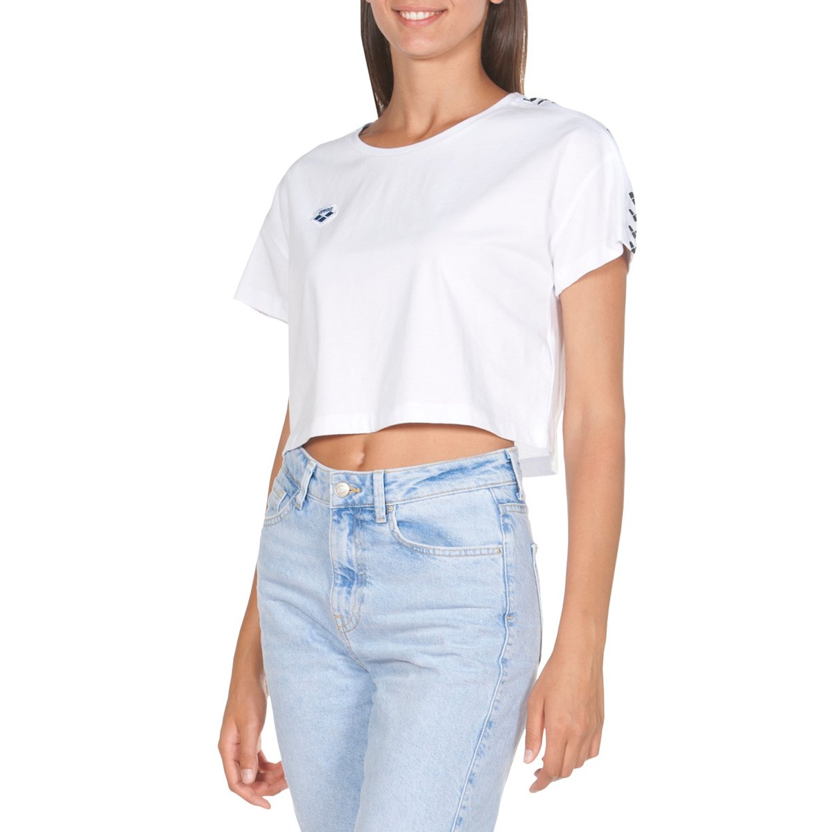 T-shirt Icons Corinne Team blanc - blanc - noir, ARENA