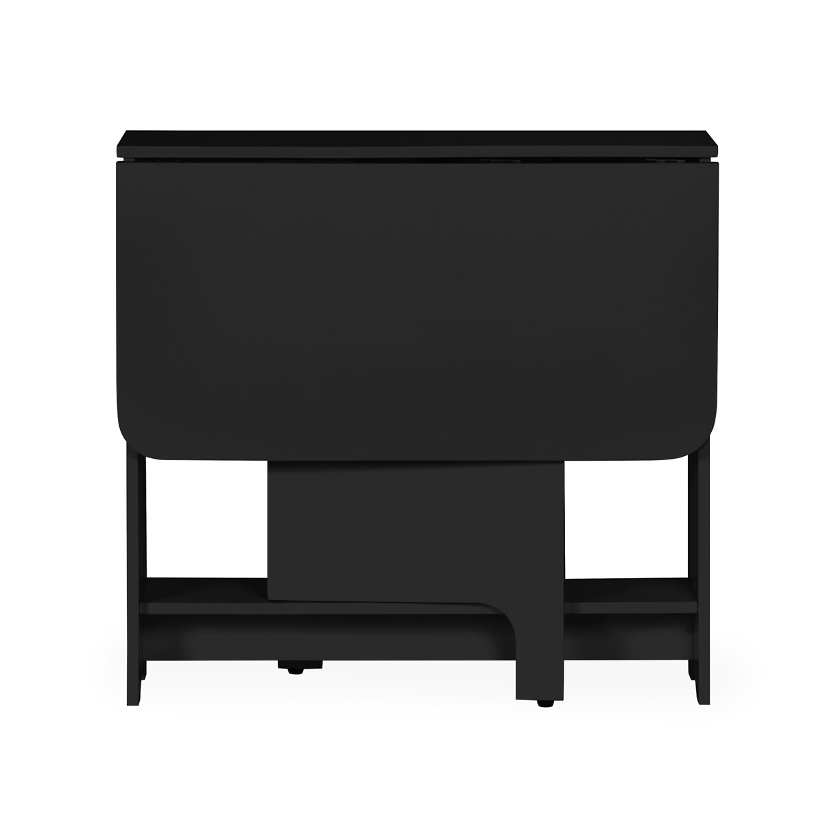 Gideon Gateleg Dining Table and Chairs Set (Seats 2) black, SO'HOME