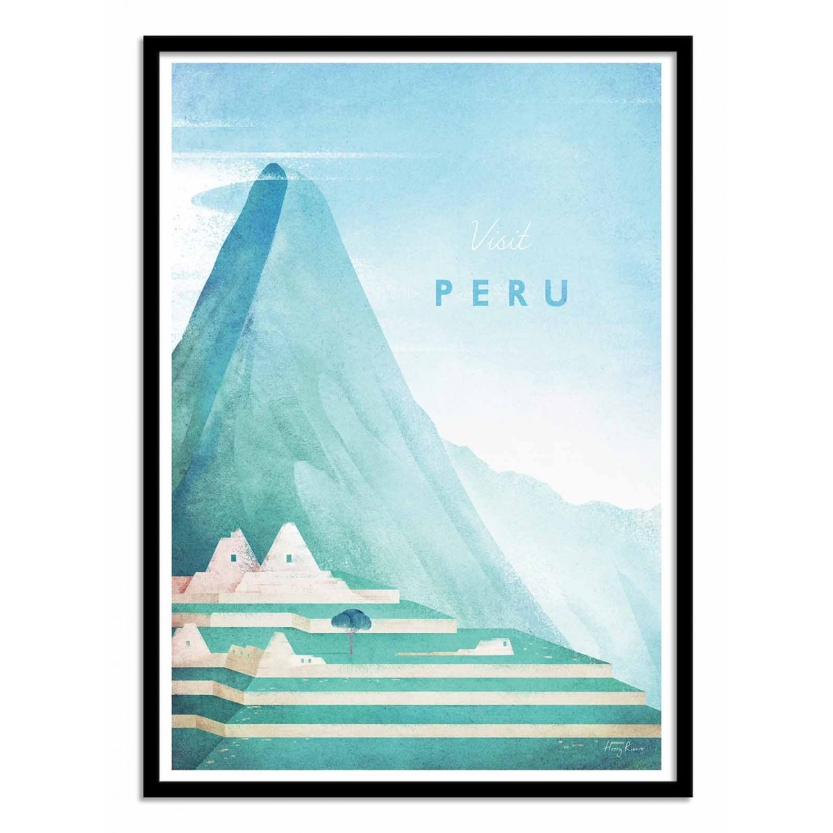 Affiche d'art - Visit Peru - Henry Rivers affiche d'art, WALL EDITIONS