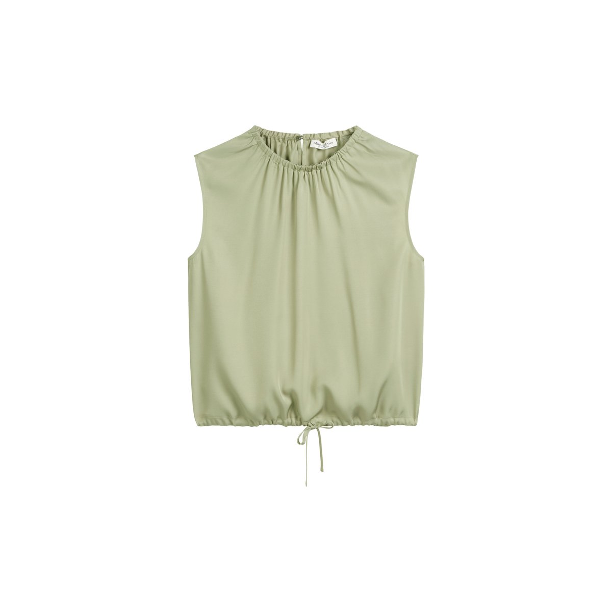 Blouse sans manches regular en LENZING™ ECOVERO™ vert clair, MARC O'POLO