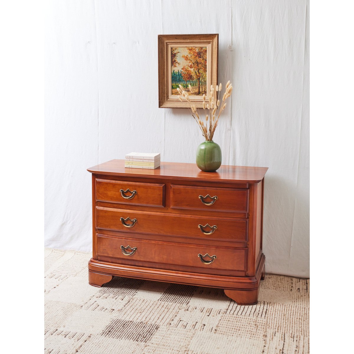 Commode en merisier massif Garance N°510 - Bon état bois clair, DEBONGOUT