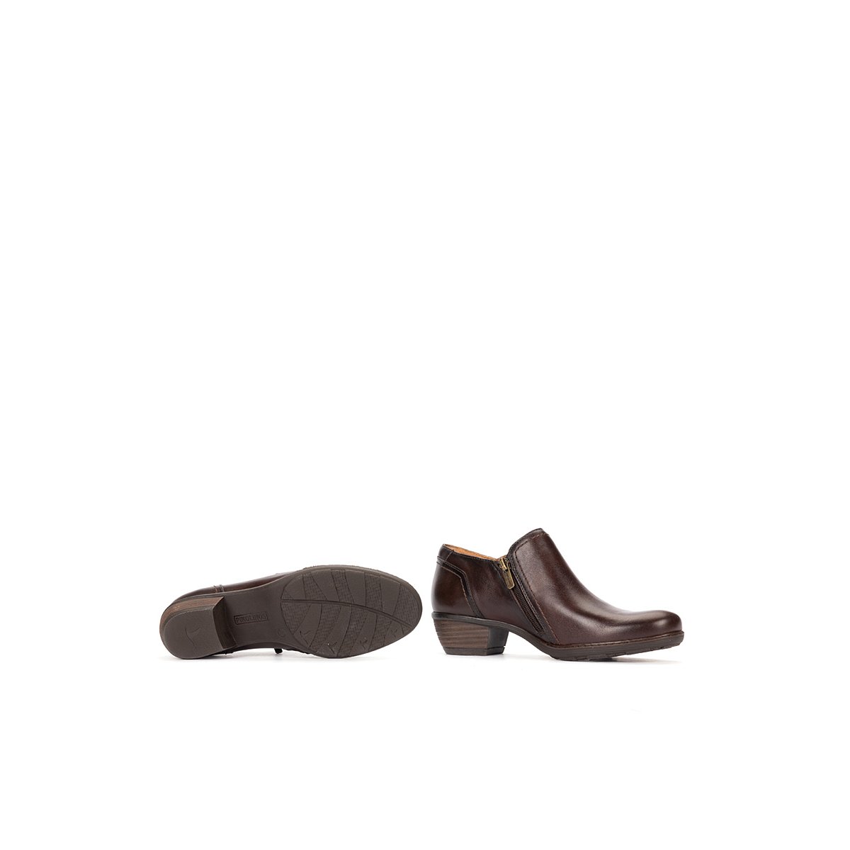 Chaussures montantes cuir Utiel caoba, PIKOLINOS