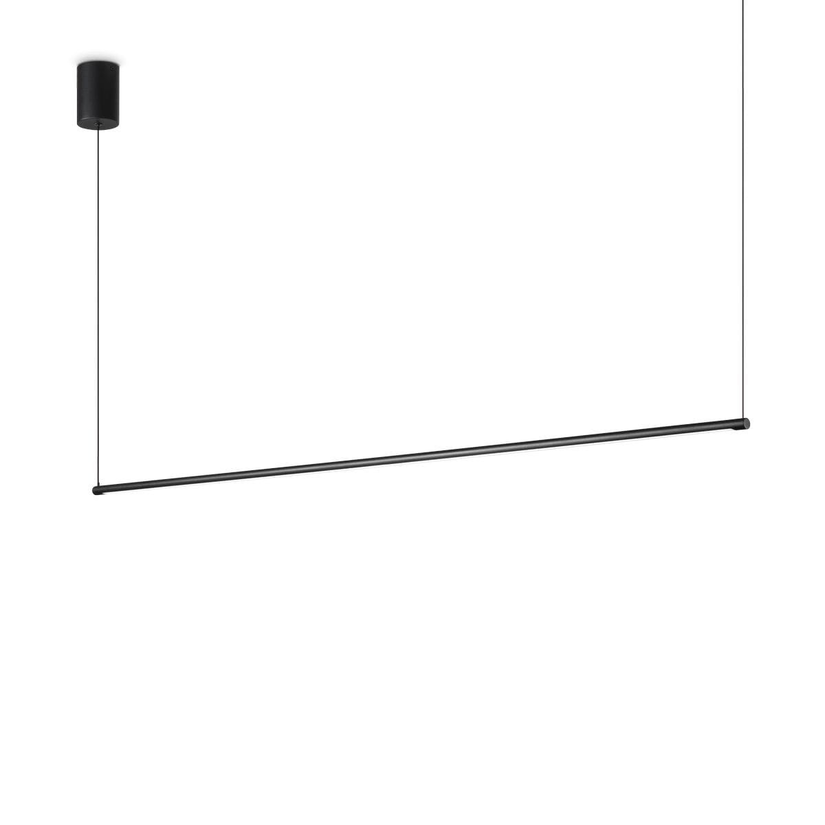 Suspension lumière froide ESSENCE noir, IDEAL LUX