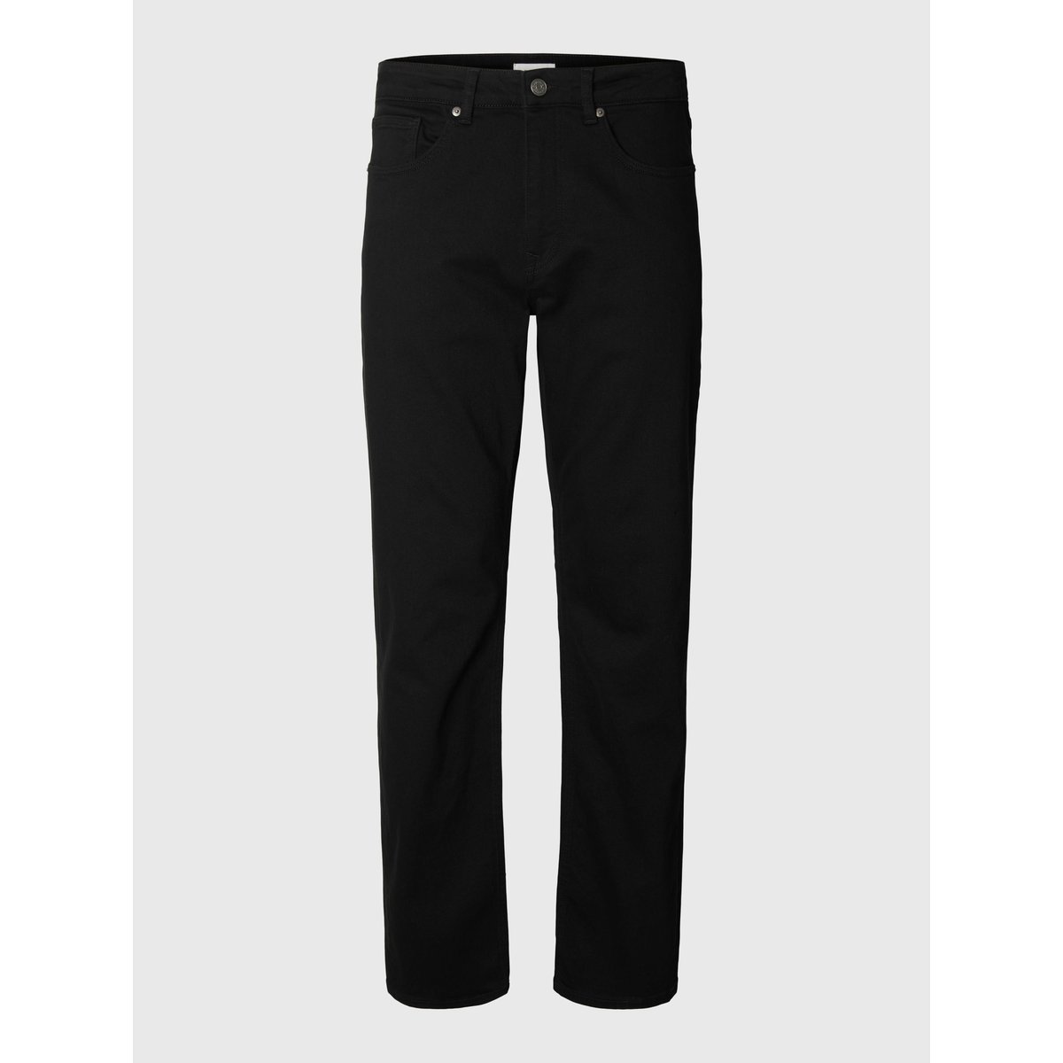 Jean Droit black denim, SELECTED