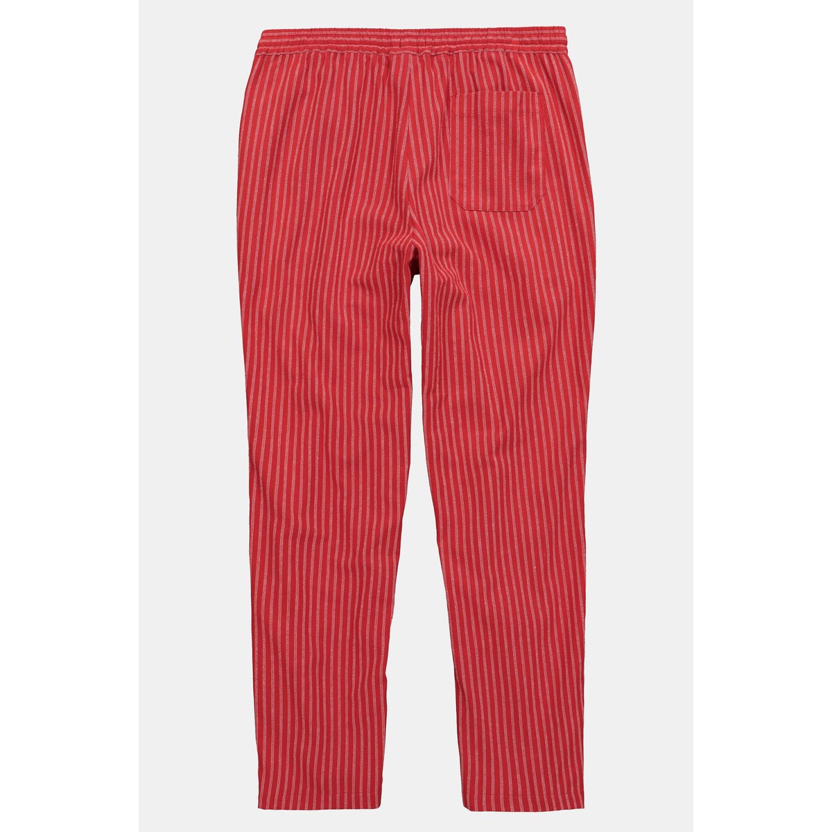 Pantalon de pyjama en flanelle rayée rouge velours, JP1880