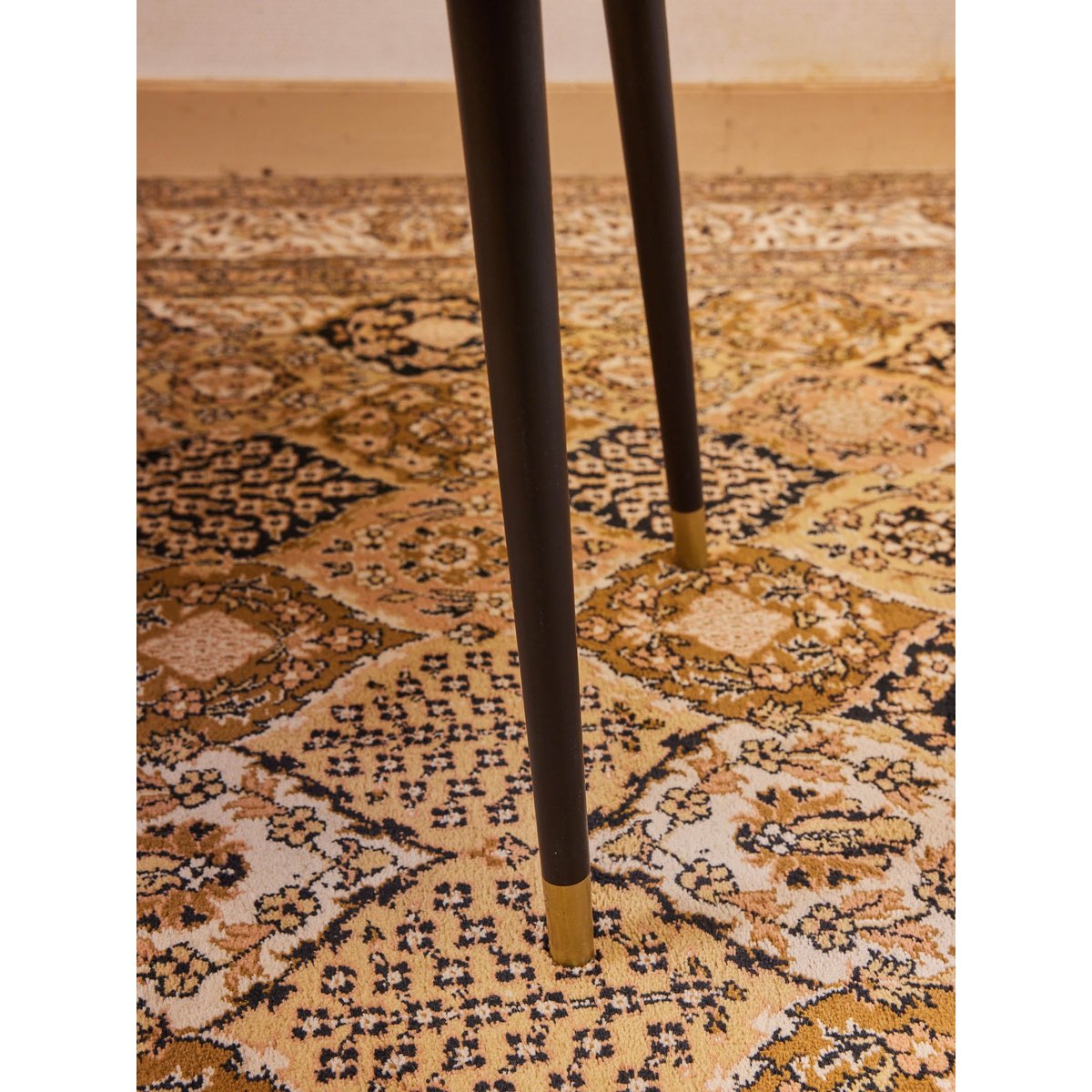 Table basse en verre Donna N°1544 - Bon état noir, DEBONGOUT