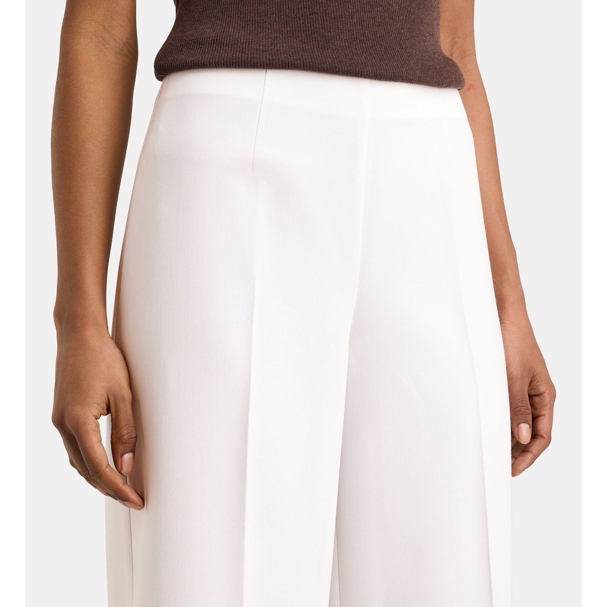Pantalon napo droit large blanc, JODHPUR