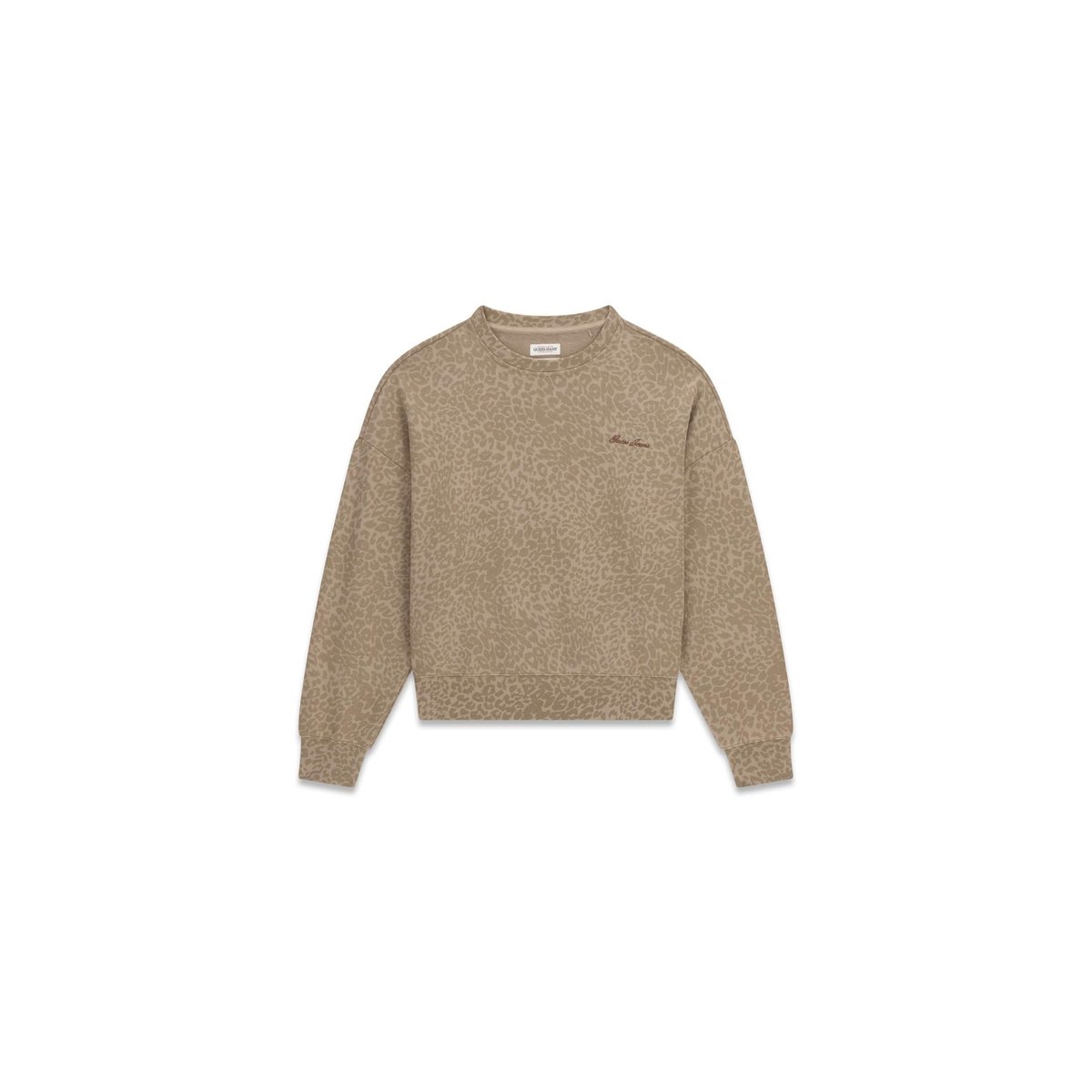 Sweat-Shirt Imprimé Léopard beige, GUESS JEANS