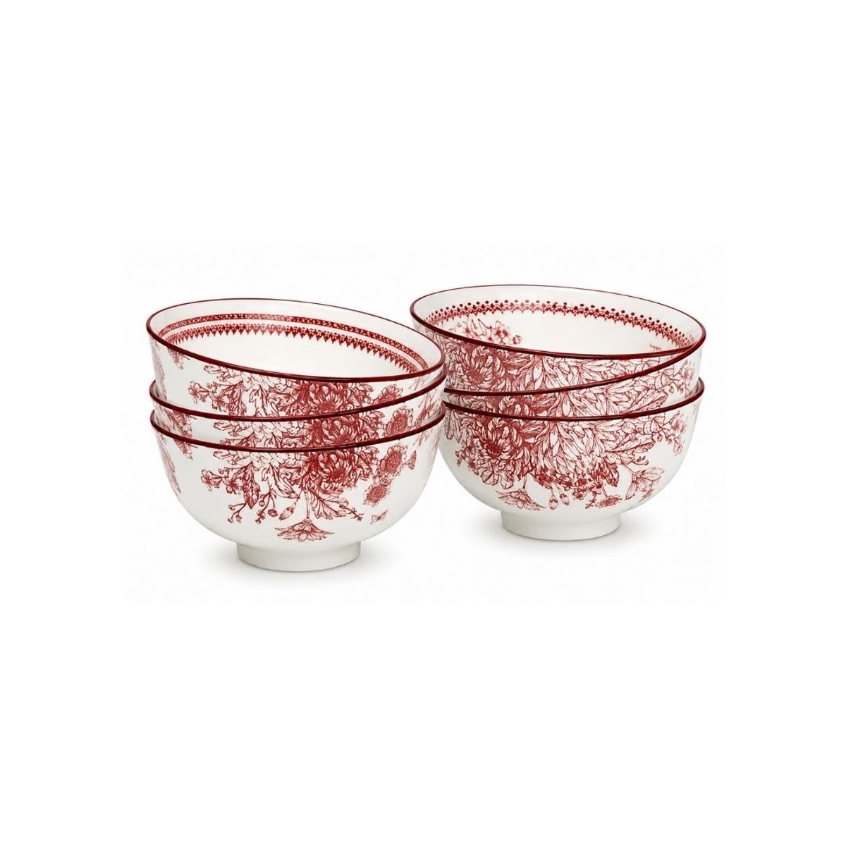 Lot de 6 petits bols, LOUISE beige, ARTIME