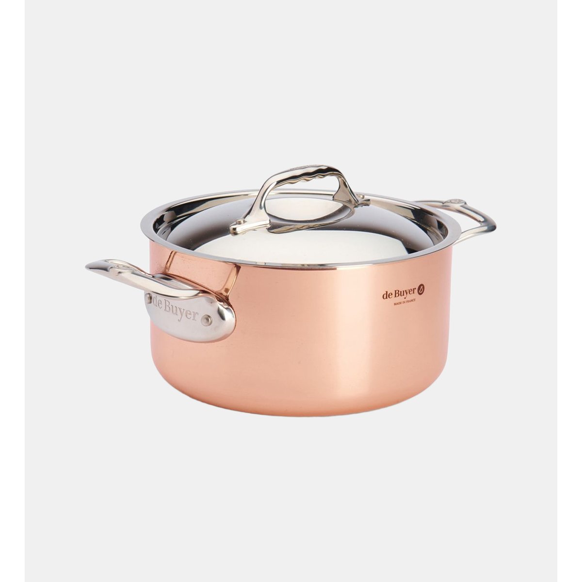Faitout - ø24 cm cuivré, DE BUYER
