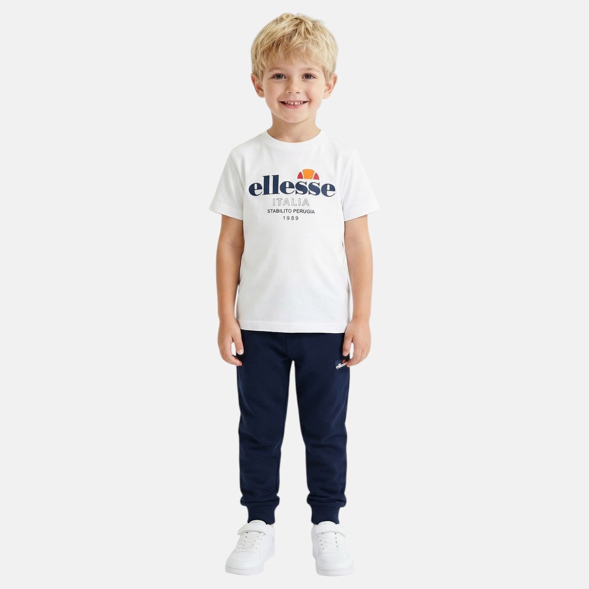 Lot de 2 t-shirts manches courtes et pantalon de jogging TEAM bleu marine, ELLESSE