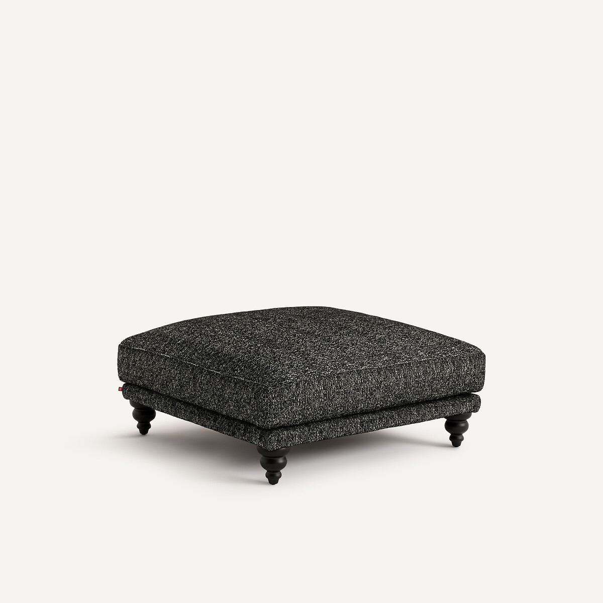 Repose-pieds en bouclette, LAZARE noir, AM.PM