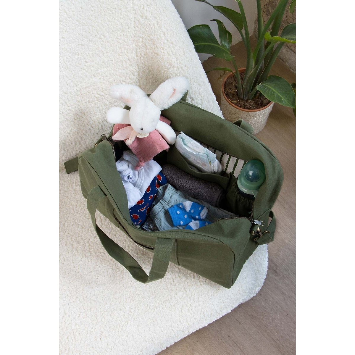 Borsa fasciatoio, BASILE verde oliva, HINDBAG