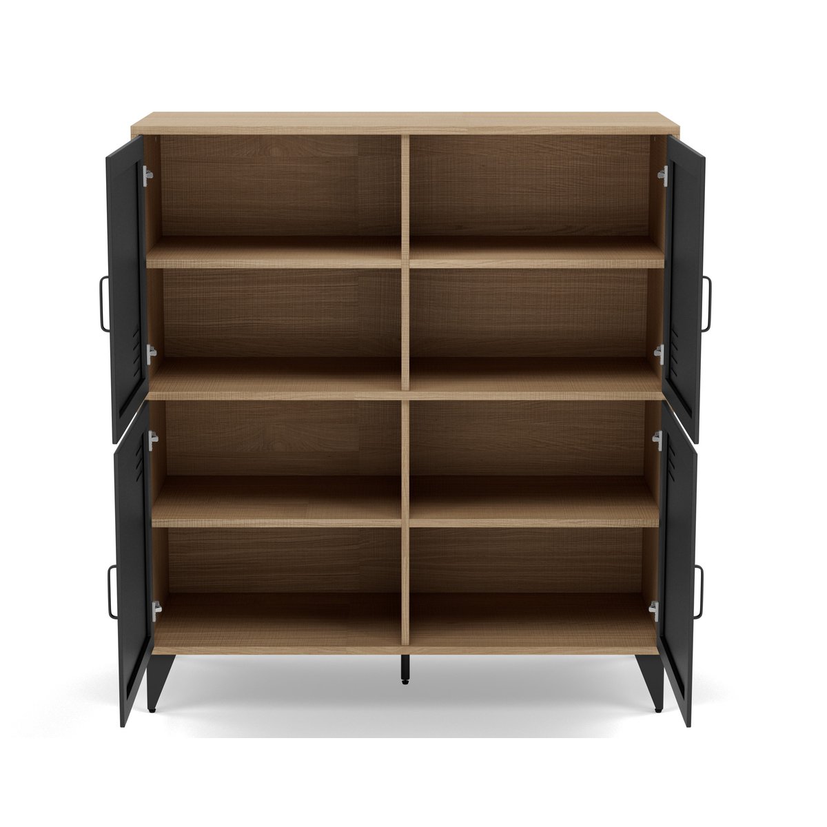 Buffet - TRIBECA bois / noir, BEST MOBILIER