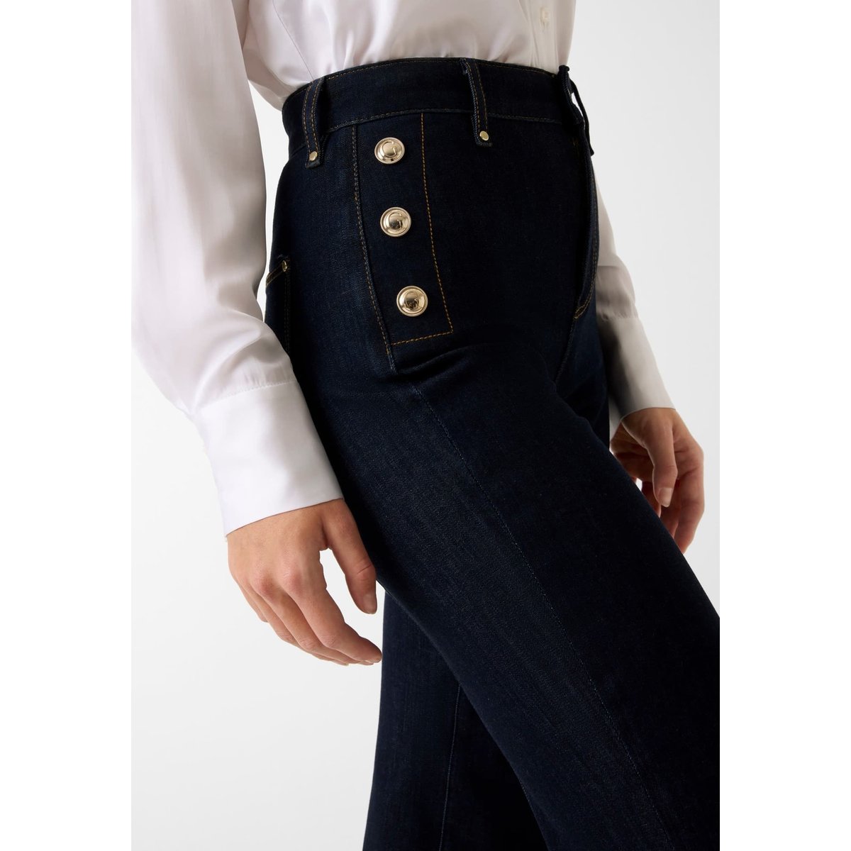 Nouveau Jean Chino New Faye bleu foncé, GUESS