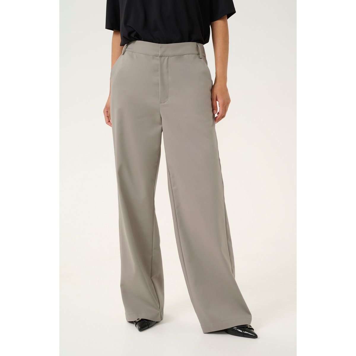 Casual pants gris elephant skin, KAFFE